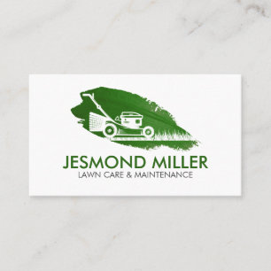 Lawn Care and Maintenance Business Card