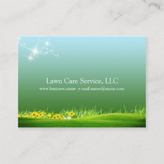 lawn care business business card
