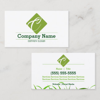 Lawn Care Business Card