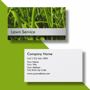 Lawn Care Business Cards