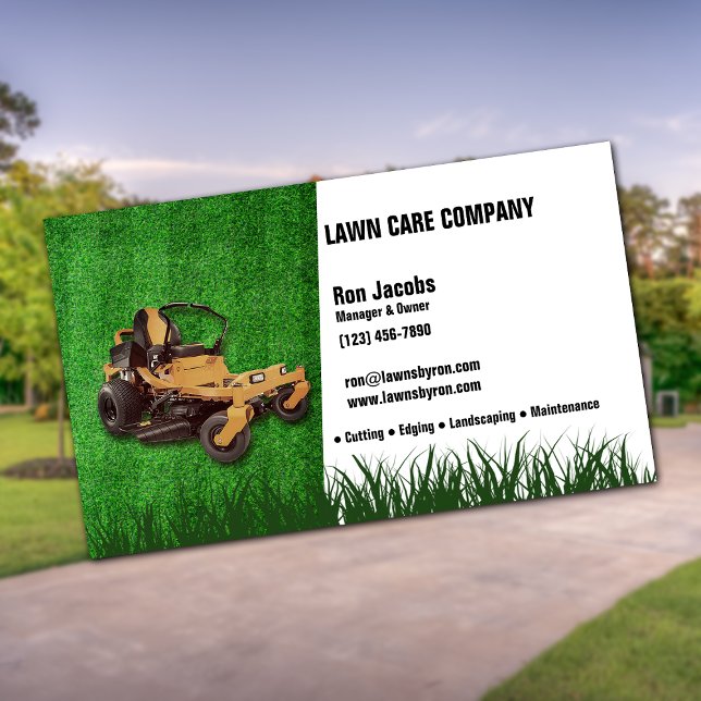 Lawn Care Company Business Card (Creator Uploaded)
