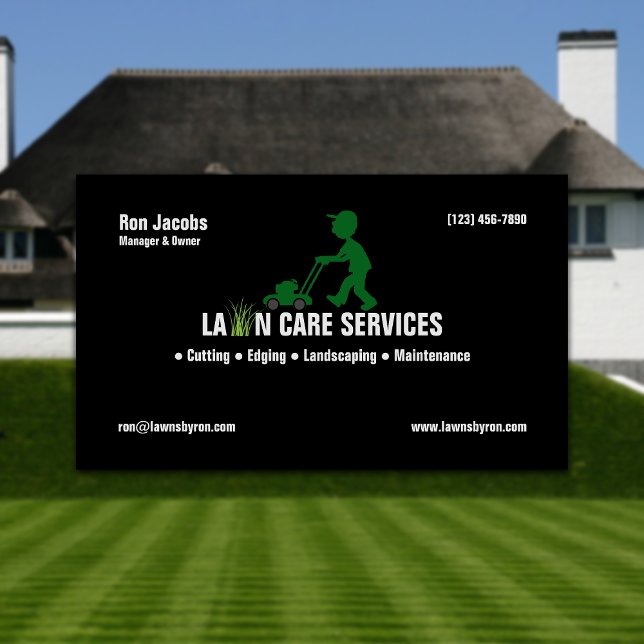 Lawn Care Company Business Card (Creator Uploaded)