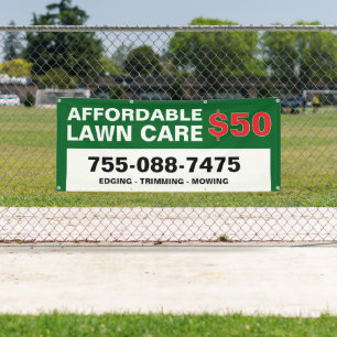 Lawn Care Custom Banner
