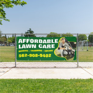Lawn Care Custom Editable Banner
