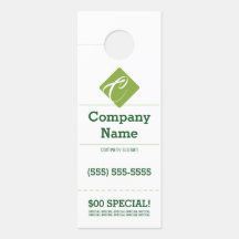 Lawn Care Door Hanger
