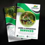 Lawn Care Grass Mowing Mulching Yard Landscaping Flyer<br><div class="desc">Capture attention with this eye-catching flyer template featuring a limited-time discount. The bold design and clear list of services will attract customers seeking professional and affordable lawn care solutions,  from mowing to cleanup and maintenance.</div>