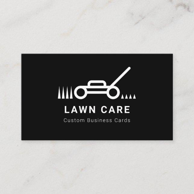 Lawn Care Landscape Business Cards (Front)