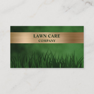 Lawn Care Landscape modern professional yard Busin Business Card