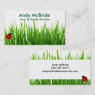 Lawn Care, Landscaper, Professional Business Card