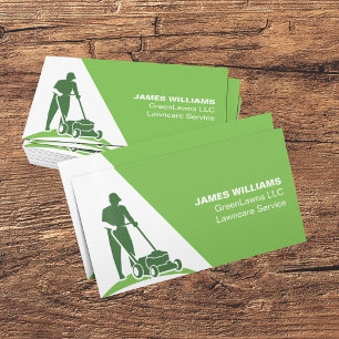 Lawn Care Landscaping Business Card