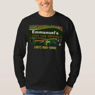 Lawn Care Landscaping Grass Cut  Long Sleeve Shirt