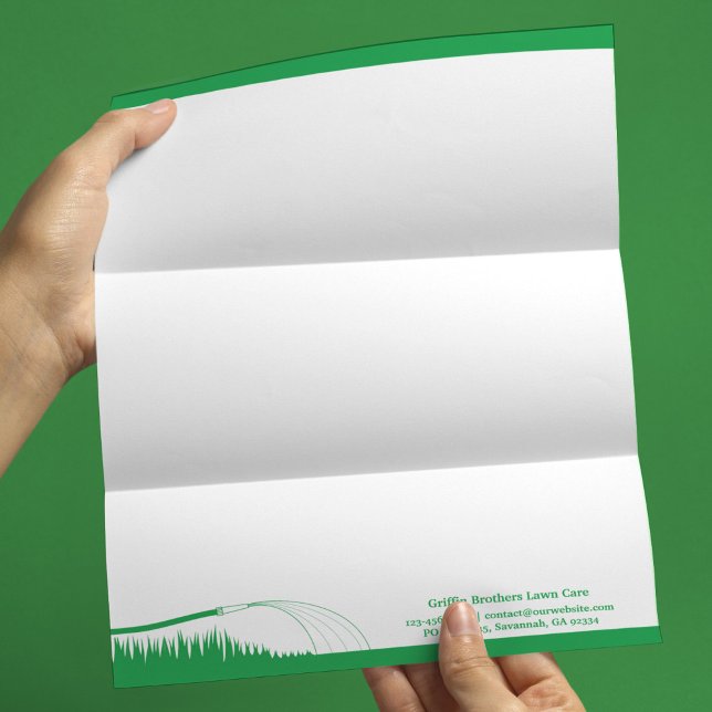 Lawn Care Landscaping Letterhead Template (Creator Uploaded)