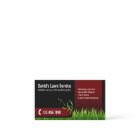 Lawn Care Landscaping Mowing Black & Red