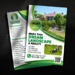 Lawn Care Landscaping Mowing Grass Tree Service Flyer<br><div class="desc">This comprehensive flyer template is perfect for showcasing a wide range of services,  from basic lawn care to specialised landscaping and cleanup solutions. The clear layout and informative design will attract customers seeking a reliable and experienced team for all their outdoor needs.</div>