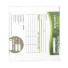 Lawn Care Landscaping Service Order Invoice Form