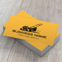 Lawn Care & Landscaping Service Plain Gold