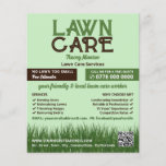 Lawn Care Logo, Lawn Care Services Flyer<br><div class="desc">Lawn Care Logo,  Lawn Care Services Advertising Flyer by The Business Card Store.</div>