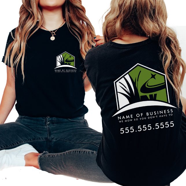 Lawn Care Logo Professional Landscaping Business T-Shirt (Creator Uploaded)