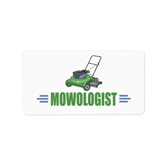 Lawn Care Mowing Grass Lawns Landscaping Yards Label (Front)