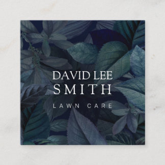 Lawn care or Landscaping Square Business Card