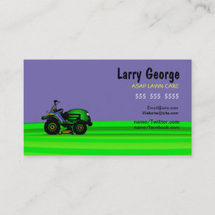 Lawn care Service Business Card