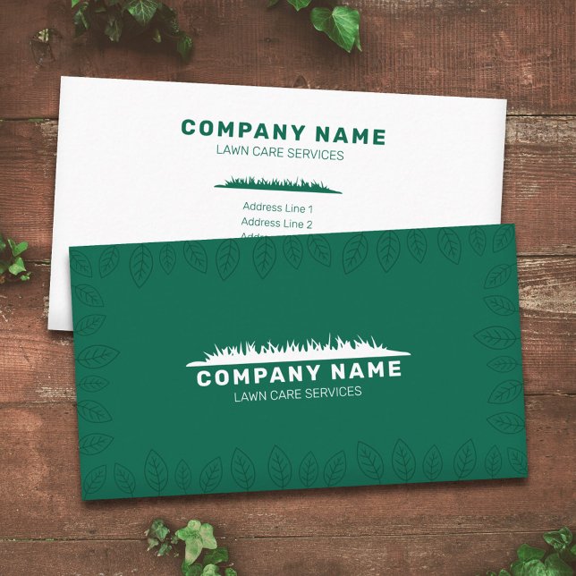 Lawn Care Services Business Card (Lawn Care Services Business Card)