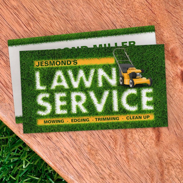 Lawn Care Services -  Landscaping  Business Card (Creator Uploaded)