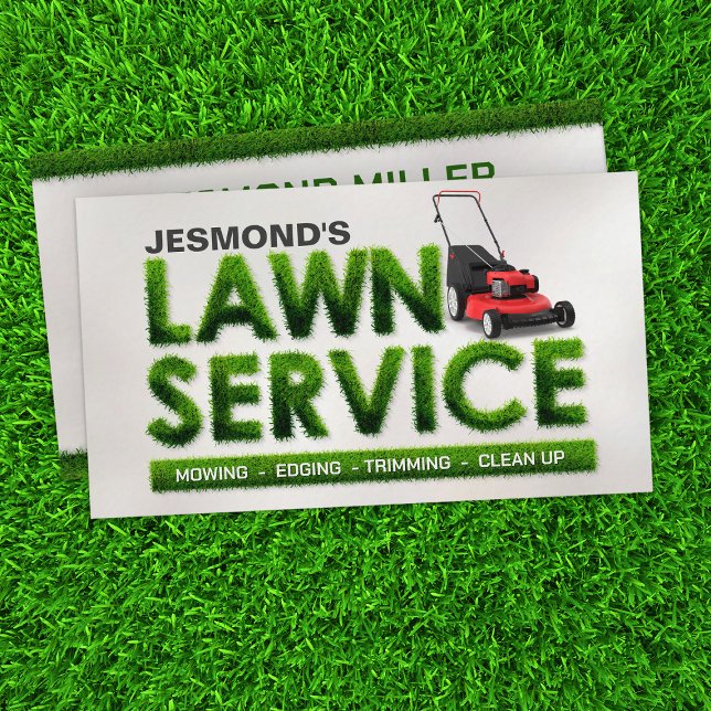 Lawn Care Services -  Landscaping  Business Card (Creator Uploaded)