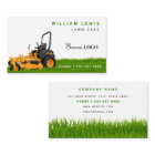 Lawn Care Simple Landscaping Mowing Business Logo