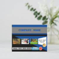 Lawn Care & Snow Removal Business Postcard