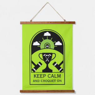 Lawn Croquet Hanging Tapestry