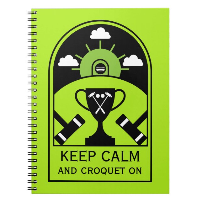 Lawn Croquet Notebook (Front)