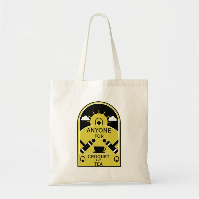 Lawn Croquet Tote Bag (Front)