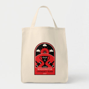 Lawn Croquet Tote Bag