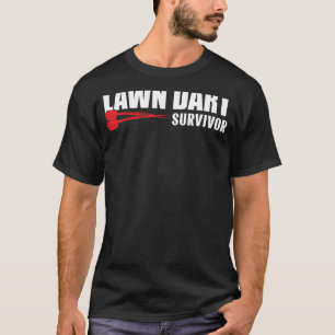 Lawn Dart Survivor Vintage Pub Darts Board Darts C T-Shirt
