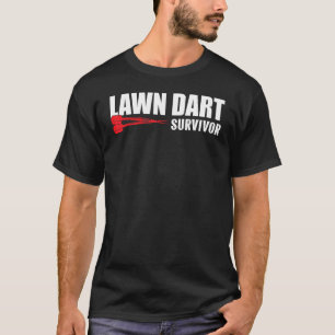Lawn Dart Survivor Vintage Pub Darts Board Darts C T-Shirt