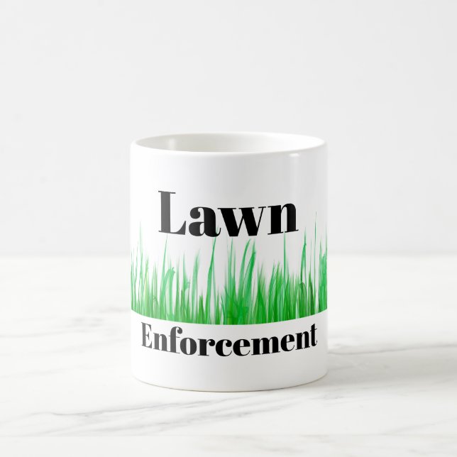 Lawn Enforcement Coffee Mug (Center)