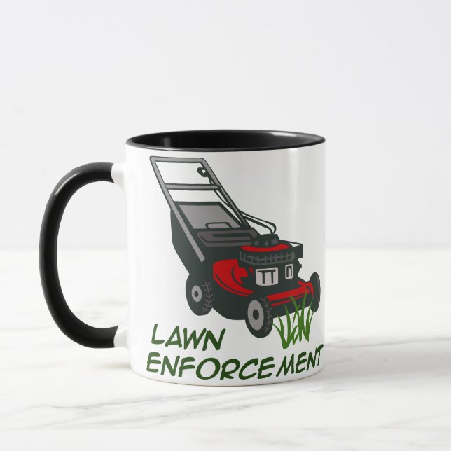 Lawn Enforcement Mug (Left)