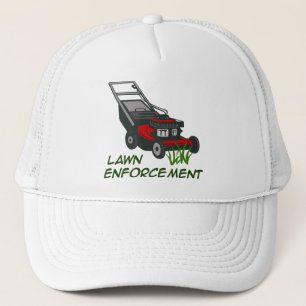 Lawn Enforcement Trucker Hat