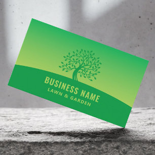 Lawn & Garden Care Professional Landscaping Business Card