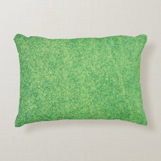 Lawn Grass Background Decorative Cushion