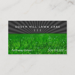 Lawn Grass Business Card