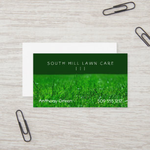 Lawn Grass Business Card