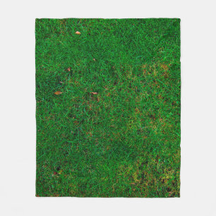 Lawn grass meadow texture yard fleece blanket