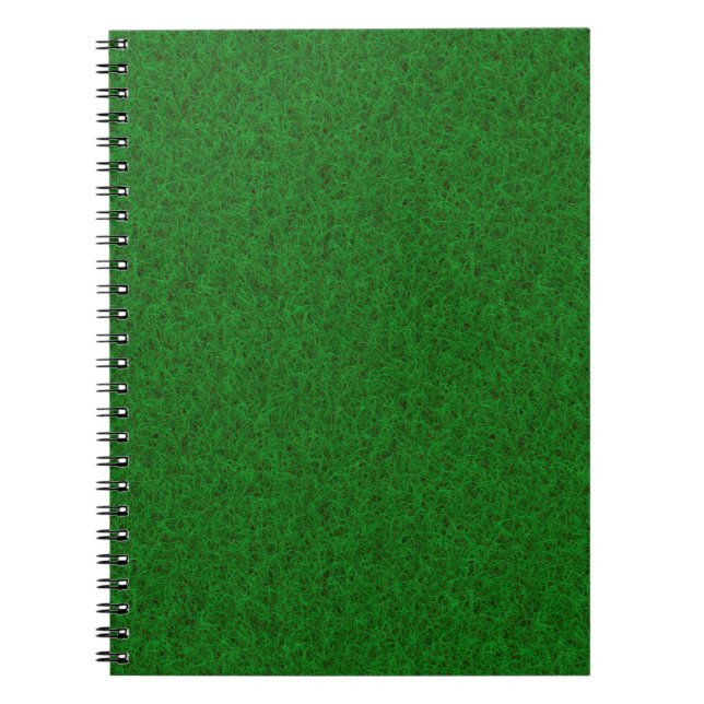 Lawn grass texture background notebook (Front)