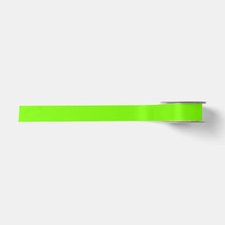 Lawn Green Colour Solid Plain Satin Ribbon