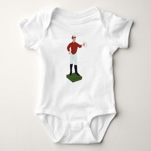Lawn Jockey Baby Bodysuit (Front)