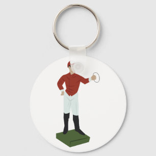 Lawn Jockey Key Ring