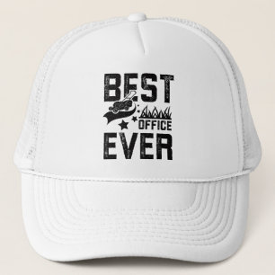 Lawn Mower Best Office Ever Trucker Hat