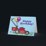 Lawn Mower Birthday Card<br><div class="desc">This card is perfect for that person in your life that loves mowing their lawn. Maybe you want to wish your landscaper a happy birthday! Let them know they kick grass and that you hope they have many mower birthdays to come. They will think you are so clever with your...</div>